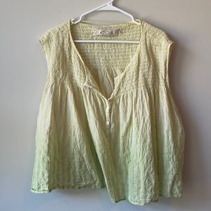 Free People flowy crop top